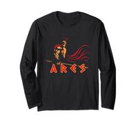 Ares Mighty Warrior Olympian God of War Mitología Griega Manga Larga