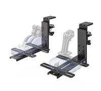 ARES WING Soporte de escritorio HOTAS para joystick y acelerador, metal | Compatible con Logitech X52/X52 Pro/X56, Thrustmaster T.16000M, T.Flight HOTAS y VKB Gladiator NXT, 2 unidades