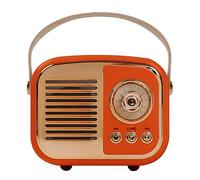 Aresrora Altavoz Bluetooth Retro, Altavoz inalámbrico Vintage, Mini Radio portátil Estilo Antiguo para decoración de habitación, Cocina, Escritorio, Dormitorio, Oficina, soporta emparejamiento TWS