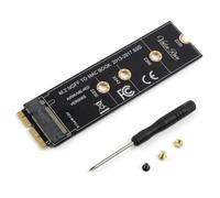 Arestech M.2 NVME SSD Convertidor Adaptador para MacBook Air Pro Retina Mid 2013-2017, NVME/AHCI SSD Kit actualizado para A1465 A1466 A1398 A1502 - Tamaño estándar