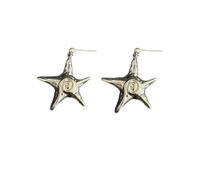 Aretes con forma de estrella de mar dignos de regalo, elaborados en acero inoxidable, resistentes a las alergias y fáciles de usar en cualquier evento Aretes de estrella de mar