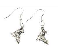 Aretes Miniblings botas de esquí pendientes Botas Deportes de invierno Snowboard pta - joyas de moda hecha a mano Me pendientes pta