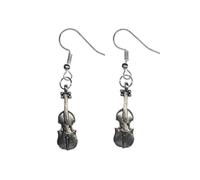 Aretespendientes violín violines 22mm pta violín vio violinista - Me pendientes joyería hecha a mano demoda pendientes pta