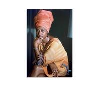 Aretha Franklin - Pósteres impermeables para pared, impresión en casa, a prueba de humedad, fácil de instalar y resistente a la decoloración, estilo sin marco, 20 x 30 cm