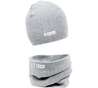 Areti Baby - Conjunto de gorro de punto + bufanda de bucle, gorro de algodón suave para niños, gorro tipo boina, calentador de nuca, bufandas, bufandas para el cuello, bufandas para el cuello y la