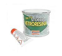 Arexons 42110 tarro Masilla fibra, verde caqui, 200 gr