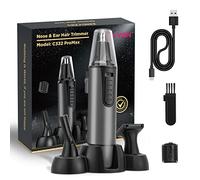 AREYZIN Recortadora de vello de nariz 2022 recargable para hombres y mujeres, cortadora de vello facial profesional sin dolor, IPX7, cuchillas de doble filo, fácil limpieza
