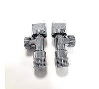 ARFOSA Válvulas de escuadra 1/2" x 1/2", Pack de 2.