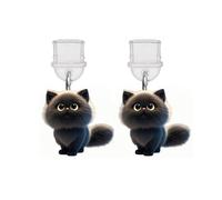 ARFUKA 2 unidades USB C antipolvo tapón antipolvo con colgante de gato acrílico compatible con teléfonos móviles, auriculares, tabletas y lectores electrónicos Kindle