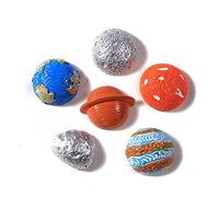 ARFUKA 6 piezas Pin de solapa Dibujos Animados Sol Tierra Planeta Broches Set Broches Pins Pin de Solapa Regalo para Hombres y Mujeres Ropa Bolsas Chaquetas, Metal