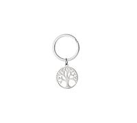 ARFUKA Llavero con colgante de árbol de la vida, llavero de aleación de zinc, llavero de metal, regalo para Navidad y cumpleaños, plata, plateado, Talla única