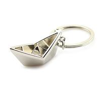 ARFUKA Llavero con colgante de barco, unisex, organizador de llaves, llavero para cumpleaños, Navidad, boda, día de San Valentín, regalo para marineros, hombres y mujeres, color plateado