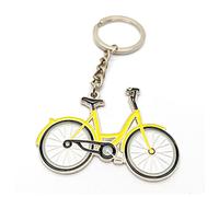 ARFUKA Llavero con colgante de bicicleta, llavero de metal, joyería de regalo de cumpleaños de Navidad, llavero para hombres y mujeres