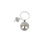 ARFUKA Llavero modelo árbol de la vida llavero colgante llavero bolsa encanto joyería Navidad cumpleaños regalo llaveros llavero llavero llavero titular para hombres y mujeres, Multicolor, Talla única