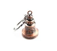 ARFUKA Llavero vintage con colgante de campana, llavero para mujeres y hombres, regalo para cumpleaños, Navidad, festival