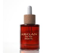 ARGAN DE VIE ACEITE DE ARGÁN PURO 100% 50 ml - Anti-edad rostro y cabello, rico en vitaminas A, E y F, hidratante y nutritivo, elasticidad mejorada, piel suave y luminosa