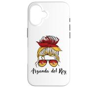 Arganda del Rey Girl, Bandera España España Carcasa para iPhone 16