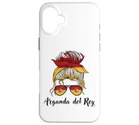 Arganda del Rey Girl, Bandera España España Carcasa para iPhone 16 Plus