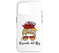 Arganda del Rey Girl, Bandera España España Carcasa para iPhone 16 Pro