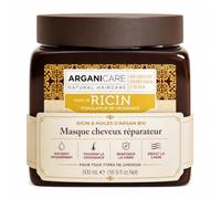 Arganicare - Mascarilla Reforzadora de Aceite de Ricino Biológico Mascarillas para el cabello 500 ml unisex