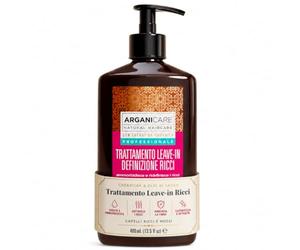 ARGANICARE Bálsamo Capilar Sin Aclarado Keratin For Curly Hair X | Nutre e hidrata, define y disciplina los rizos, antiencrespamiento, protección, cabello rizado a rizado