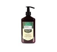 Arganicare Cuidado Evolution sin enjuague con aceite de ricino. 400 ml | Gama Ricin, favorece el crecimiento, ultra nutritiva, alta hidratación, todo tipo de cabello