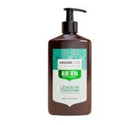 ARGANICARE - Cuidado hidratante sin enjuague con aloe vera - Cuidado de cabello seco y deshidratado - Frasco de 400 ml
