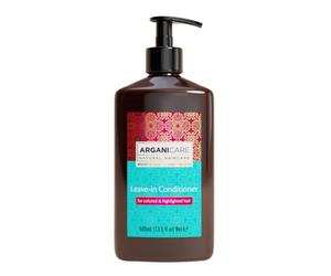 Arganicare | Gama Argan | Acondicionador Hidratante Protector Sin Enjuague | Con Aceite de Argán Orgánico | Para Cabello Coloreado | Restaura la Vitalidad | Aporta Flexibilidad y Brillo | 400mL