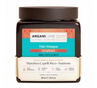 Arganicare| Gama Argán | Mascarilla Reparadora Nutritiva | Aceite de Argán | Cabello rizado y encrespado | Fuerza y maniobrabilidad | Aporta suavidad y brillo | Ayuda a redefinir tus rizos |500ml