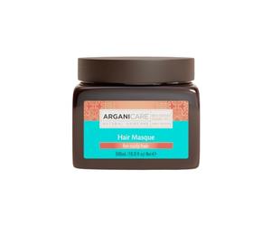 Arganicare| Gama Argán | Mascarilla Reparadora Nutritiva | Aceite de Argán | Cabello rizado y encrespado | Fuerza y maniobrabilidad | Aporta suavidad y brillo | Ayuda a redefinir tus rizos |500ml