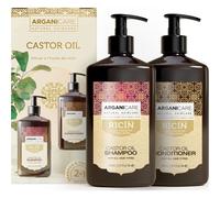 Arganicare Pack Ricin Shampooing 400ml + Après-Shampooing 400ml