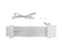 ARGB Extension Cable 24P, ARGB Power Extension Cable, Flexible 245mm Motherboard RGB Lighting Cable with Tin Plated Copper Wire and Aluminum Braid for PC DIY Builds