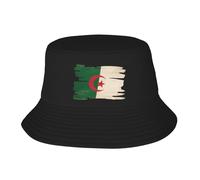 Argelia Bandera Nacional Sombrero De Sol ala Ancha Verano Protección UV Safari Hat Pesca Caminar Senderismo Transpirable Boonie Hat para Hombre