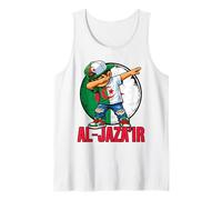 Argelia Dabbing Boy Bandera Argelina Camiseta sin Mangas