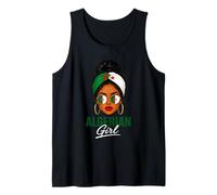 Argelia Girl Bandera Argelina Patriota Camiseta sin Mangas