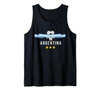 Argentina 3 Estrellas Bandera Argentina Tres Estrellas 10 Argentina Camiseta sin Mangas