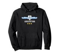 Argentina 3 Estrellas Bandera Argentina Tres Estrellas 10 Argentina Sudadera con Capucha