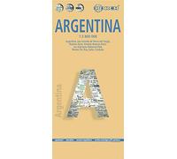 Argentina. Argentinien. Map 1. 3.800.000: Isla Grande de Tierra del Fuego, Buenos Aires, Gran Buenos Aires, Parque Nacional los Glaciares, Monte Fitz Roy, Salta, Córdoba (Borch Map)