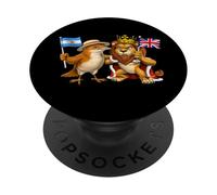 Argentina Bandera del Reino Unido Raíces argentinas Herencia PopSockets PopGrip Adhesivo