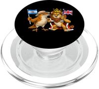 Argentina Bandera del Reino Unido Raíces argentinas Herencia PopSockets PopGrip para MagSafe
