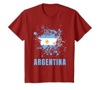 Argentina Retro Vintage Acuarelas Deporte Argentina Bandera Camiseta