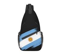 Argentina Sling Bag, Bandera Argentina Crossbody Sling Mochila Hombro Pecho Bolsa Viaje Senderismo Daypack