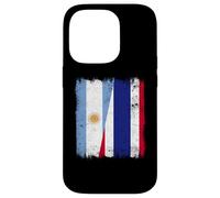 Argentina Tailandia Media Bandera Argentina Raíces tailandesas Carcasa para iPhone 14 Pro