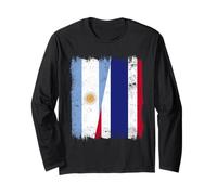 Argentina Tailandia Media Bandera Argentina Raíces tailandesas Manga Larga