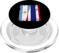 Argentina Tailandia Media Bandera Argentina Raíces tailandesas PopSockets PopGrip para MagSafe