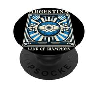 Argentina, Tierra de Campeones - Orgullo Futbolístico PopSockets PopGrip Adhesivo