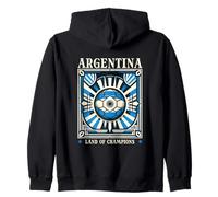 Argentina, Tierra de Campeones - Orgullo Futbolístico Sudadera con Capucha