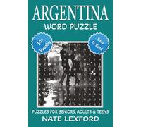Argentina Word Search Puzzle Book: Word Searches with Easy to Read Print about Argentina, Gauchos, Tango and more | 6x9 inches, 110 pages |50+ Puzzles … Gifts for Vacations, Holidays and Free Times