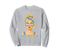 Argentinian Girl Argentina Flag Argentinian Girlfriend Wife Sudadera