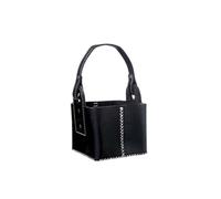 Argentinian Mate Bag Entrerriana Model para botella de vacío y mate | Bolso de cuero hecho a mano, Negro -, Medium